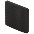 4 Pcs Square Shaped Black Nonslip Foam Adhesive Pad Mat for Furniture L7S3