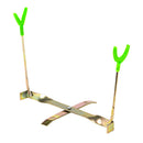 Portable Ice Fishing Rod Holder Support Stand Pole Rest Winter Fishing Tool