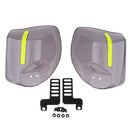 Motorcycle Hand Guards Shield Deflector Handguards with Reflective Stripe
