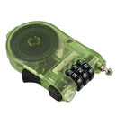 plastic Transparent band Retractable Wire Rope password Lock G2Z5