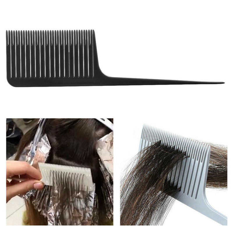 ABS Weave Highlighting Foiling Hair Comb Salon Styling Dyeing Combs Tool