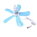 Mini Portable Ceiling Fan Mosquito Net Electric Fan Large Winds Net Silen  JR