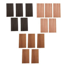 15pcs Guitar Wood Head Veneer Shell Sheet for DIY Decorative Tool Parts