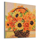 5D DIY Full Drill Square Diamond Painting Flowers Cross Stitch Embroidery