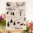 Xmas Tree elk Sparkle Silicone Stamp Seal Scrapbooking Photo Album Decorative ME