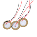 10pcs 20mm Piezo Elements Buzzer Sounder Sensor Trigger Drum Disc+ wire coppe Ew