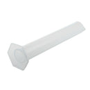 Lab Set 250mL Clear White Plastic Liquid Measurement Graduated Cylinder L9I1