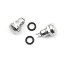 2pcs 8mm Mini Micro 2Pin Metal Waterproof Momentary Push Button Switch Gw