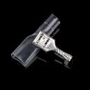 100x 2.8mm Crimp Terminal Female Spade Connector 22-16AWG w/ Insulating Sleeve Z