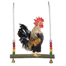 Chicken Swing Perch Cage Exercise Toys for Chicken Hens Large Birds Finches