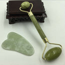 Natural Jade Guasha Facial Beauty Massage Tool Jade Roller Face Thin massager//