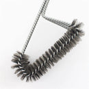 18" Barbecue BBQ Cleaning Grill Brush Cleaner Stainless Steel Wire Brush ADVGA