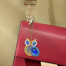 4pcs DIY Full Drills Diamond Painting Special Shape Owl Pendants Key Chains