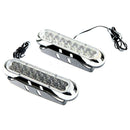 Waterproof 2X 16 LED Car Daytime Running Light DRL Fog Day Driving Lamp
