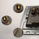 86 Type Rotation Concealed Dimmer Switch Adjustable White 10A LED Light 250V ABS