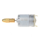 Diy-002-16 Mini Electric Hand Drill Small 12V Motor+ 0.8-1.5Mm Twist Drill