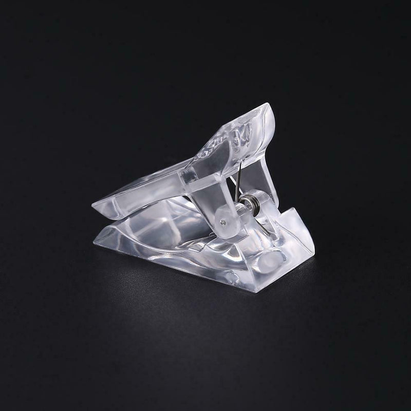 1pc Plastic Reusable Fixing Clamp UV Glue Fixed Clip Salon Manicure Tools