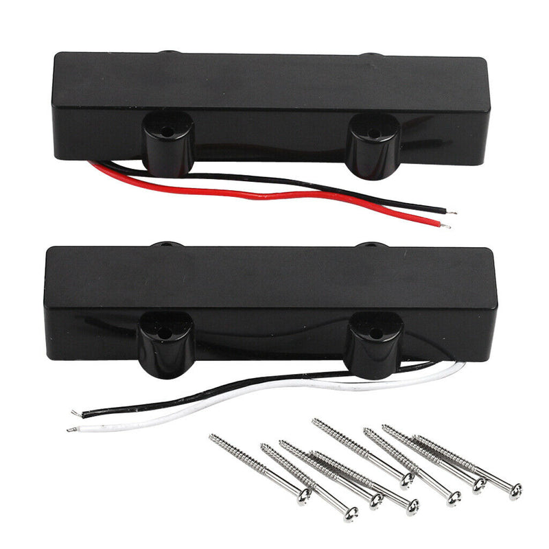 1 Set 5 Strings Electric Bass Pickup Neck Bridge, with Mounting Screws