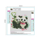 5D DIY Full Drill Diamond Painting Panda Love Cross Stitch Embroidery Kits