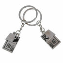 Pair Magnet Joint House Pendant Lover Keychain Keyring B7S2