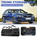 Car Rear Seat Back Organizer 4 Pockets Trunk Storage Bag Interior Accessories