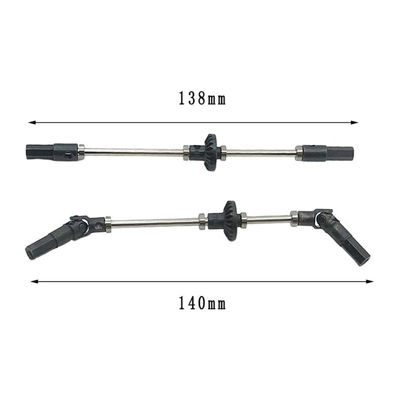 Accessories Front Rear Shaft Upgrade Parts for MN99 MN99S MN90 MN96 RC Car
