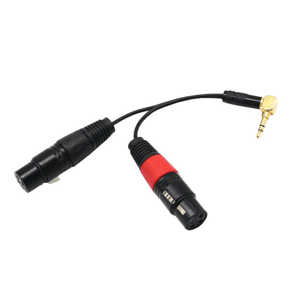 (1/8 Inch) Unbalanced 3.5mm to Dual XLR Cable (Dual  XLR to 3.5mm Cable) Male to