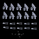 10 sets medium lock on nylon control horn and clevis 21mm set rudderB ysTEUS