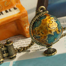 Globe Telescope Celebrity Bronze Long Chain Pendant Necklace Jewelry Chain gift