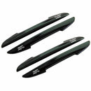 Hypersonic Car Door Edge Protectors Plastic Door Guard Black 4PCS