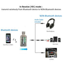 2 in 1 Wireless Bluetooth 5.0 Transmitter Receiver 3.5mm Jack AUX Audio Adapter
