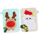 Creative DIY Felt Christmas Card Bag Craft Kits for Kids Children XMAS Gift