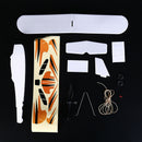 1pc foam aircraft rubber band power body glider fighter aircraft assembly mod M&