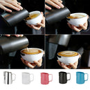 450ml Sliver Coffee Pitcher Milk Frothing Jug Latte Jug Kitchen Craft Art