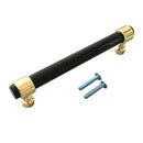 Kitchen Pull Handle Acrylic Cupboard Door Spindle Rod Bar Golden 153mm