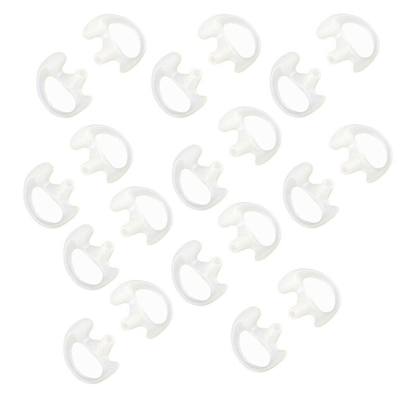 20 Pcs Silicone Earbud For Covert Acoustic Tube Earpiece Walkie Talkie Radio