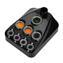 Tattoo Ink Cups Holder 9 Holes Plastic Tattooing Pigment Caps Holder Stand
