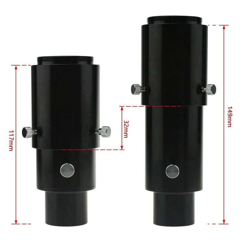 1.25 Inch Variable Projection DSLR Camera Adapter Telescope Eyepiece Access