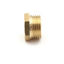 1x Brass Pipe Fitting Reducing Bushing 3/8" MNPT x 1/4" NPT(F) Reducer Adapter F