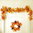 1.7M Fall Garland Maple Leaf Hanging Vine Garland Artificial Autumn Foliage