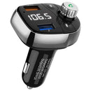 5V/3A A2Dp Fm Transmitter Mp3 Player Lcd Display Car Dual Usb Charger Adapt Z3H6