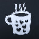 Love Cup DIY Cutting Dies Metal Stencils Scrapbook Craft A