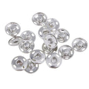 Pack of 100 15mm Metal Buttons Snap Fastener Press Stud for Clothing Repair