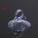 10PCS 4.5CM Rubber Clear Sucker PVC Suction Cup Hook Car Sunshade Suction C_