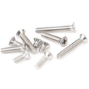 200pcs M3 stainless steel 304 cross countersunk flat head machine screw set3C