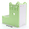 Hamster Automatic Water Fountain Drinker Food Feeder Playing Cage (Green) A