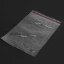 100 pieces 12*8cm Transparent Plastic Seal Zip Closure Zip Closed Bag