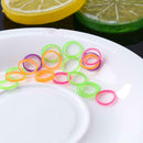 100pcs Orthodontic Rubber Bands Latex Braces Transparent Traction (5/16)