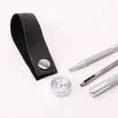 30pcs 15mm metal push button + fix tool for leather handbags S9V8
