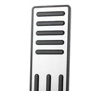 Foot Rest Pedal Cover Pad Non-Slip Stainless Steel Rubber Footrest With Adh P3M5